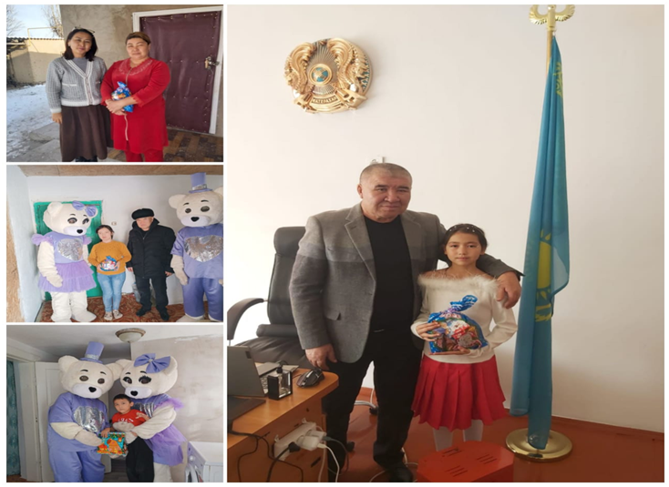 Үйде оқытылатын білім алушыларды жаңа жыл мерекесімен құттықтау