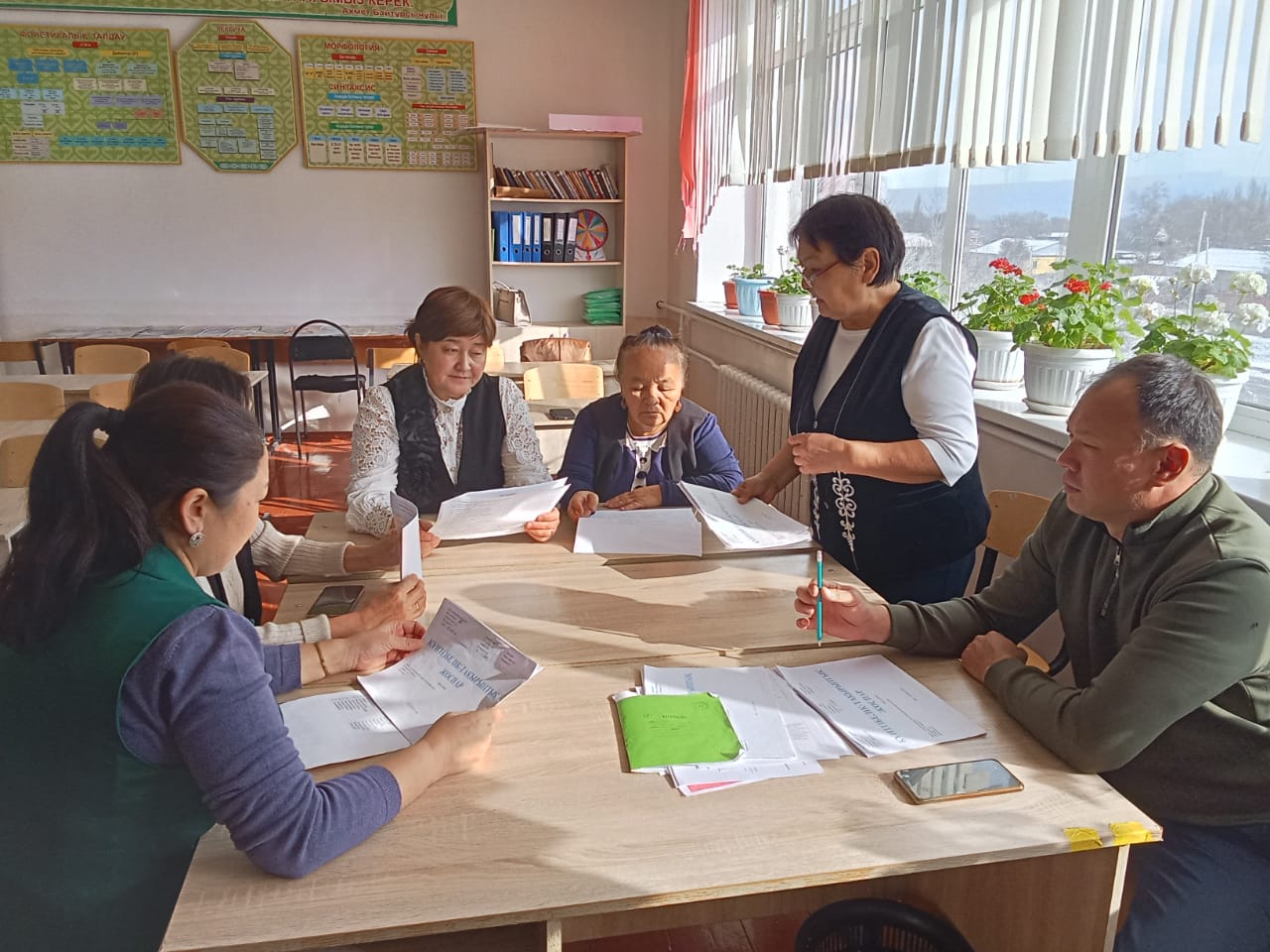 Математика, информатика, физика пән бірлестігінің екінші отырысы.